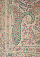 Pashmina Jamawar Shawl D - 44 - Skin