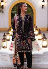 Lawn - Farah Talib Aziz - Luxury Unstitched 26 - FTA#03 - Blanca Black