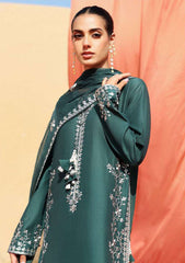 Lawn Collection - Cross Stitch - Eid Lawn 2 - SL24#13 - Pine Cerulean