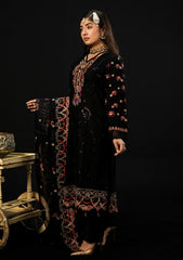 Formals - Zainab Fazlani - Soiree Chiffon 25 - Noir Éclat