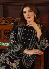Lawn - Sahar - Festive Chikankari - CK-25-V1-08 - Raven Poise