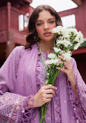 Winter - Marjjan - Bella 25 - Embroidered Karandi - MWK#41 A - LIGHT PURPLE