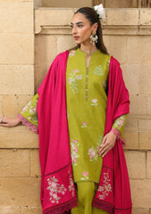 Winter - Sahar - Khaddar/Shawl - Unstitched 25 - AW2-25-04 - Fuchsia Sage