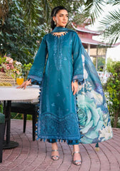 Lawn - Menaal - Luxury 26 - MLL#03 - AZURE BLOSSOM