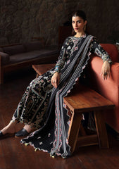 Winter Collection - Qalamkar - Qlinekari - Linen 24 - QLK24#02 - Ria