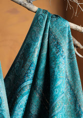 Pashmina Zari Jamawar Shawl D#69 - D Ferozi