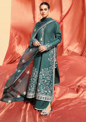 Lawn Collection - Cross Stitch - Eid Lawn 2 - SL24#13 - Pine Cerulean