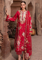 Lawn - Saira Shakira - Breeze - Unstitched 26 - SBL#6A - Rose