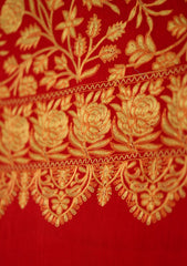 Pashmina Ari Work Shawl D - 205 - Maroon