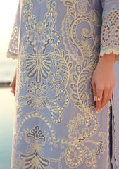 Lawn - Marwat Textiles - Gulmina - Unstitched 25 - D#06 - Periwinkle