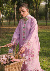 Lawn - Mahnur - Dahlia - Luxury 25 - D#02-B - Rosa
