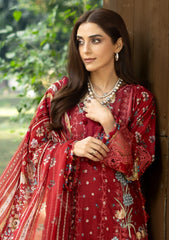 Lawn - Elaf Premium - Chikankari Prints 26 - ERC-1B - MARJAAN