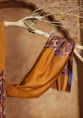 Pashmina Jamawar Scarf D#48 - Golden
