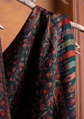 Pashmina Zari Jamawar Shawl D#44 - D Green