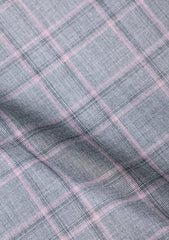 Dormeuil Echo Super 130's Wool Fabric - P Grey