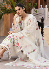 Pret - Afiay - Signature Luxury Lawn - Ivory Blossom