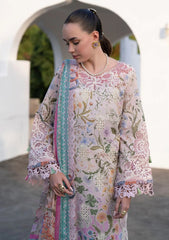 Lawn - Alif - AJR Printkari 25 - PK#08 - Rose