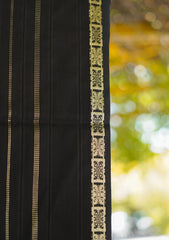 Broshia Lawn Shawl D - 09 - Black