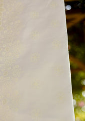 Lawn Embroidered Shawl D - 37 - White