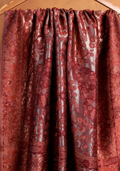 Pashmina Zari Jamawar Shawl D#87 - Maroon