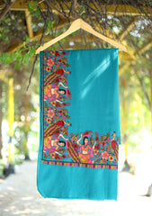 Pashmina Embroidered Shawl D - 185 - Zink