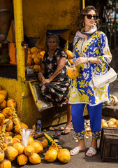 Lawn - Mushq - Hemline - La Dolce - Prints - D#3B - Mirella