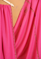 Pashmina Kashmiri Border Shawl D#161 - SH Pink