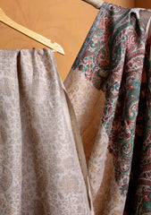 Pashmina Zari Jamawar Shawl D#08 - Skin