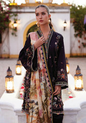 Lawn - Farah Talib Aziz - Luxury Unstitched 26 - FTA#03 - Blanca Black
