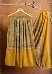 Pashmina Embroidered Jaaldar Shawl D#15 - D Golden