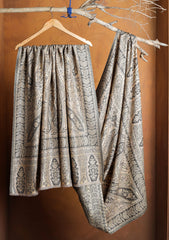 Pashmina Jamawar Shawl D#114 - Skin