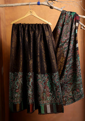 Pashmina Zari Jamawar Shawl D#08 - CH Brown