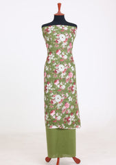Lawn - Rubaaiyat - Chikankari 26 - Silk Dupatta - D#03 - M Green