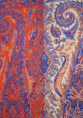 Pashmina Kaani Work Shawl D - 07 - R Blue