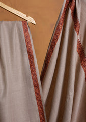 Pashmina Embroidered Border Shawl D#02 - Skin 2