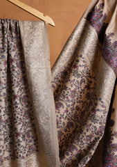 Pashmina Embroidered Jaaldar Shawl D#11 - Skin 5