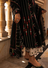 Winter Collection - Crimson - Aaleen - Winter Unstitched 24 - Meenakari