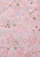 Formals - Riwaj - Fancy Net - 2 Pcs Suit - D#01 - Pink