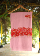 Pashmina Patch Work Shawl D - 31 - Pink