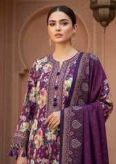 Winter - Riwaj - Printed Marina - 3 Pcs - Wool Shawl 25 - D#21