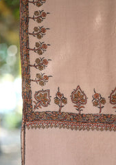 Pashmina Patch Work Shawl D - 30 - L Brown