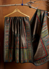 Pashmina Zari Jamawar Shawl D#17 - N Blue