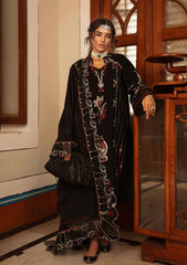 Winter Collection - Crimson - Aaleen - Winter Unstitched 24 - Meenakari