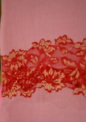 Pashmina Patch Work Shawl D - 31 - Pink