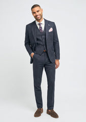 Loro Piana Wish 15 Micron Wool Super 170's Fabric - C Grey
