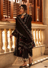 Winter Collection - Crimson - Aaleen - Winter Unstitched 24 - Meenakari