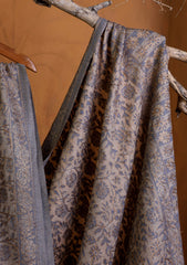 Pashmina Jamawar Ari Work Shawl D#06 - L Grey