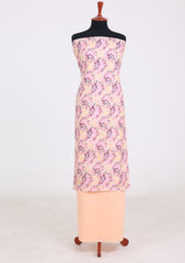 Lawn - Rubaaiyat - Chikankari 26 - Organza Dupatta - D#02 - Peach