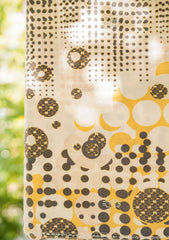 Digital Printed Lawn Shawl Qalamkar Patch D- 03 - Cream