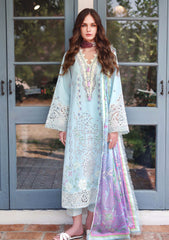 Lawn - Mushq - Hemline Secret Garden 26 - Beyond The Garden Gate - MHS#204 - Secret Blossom